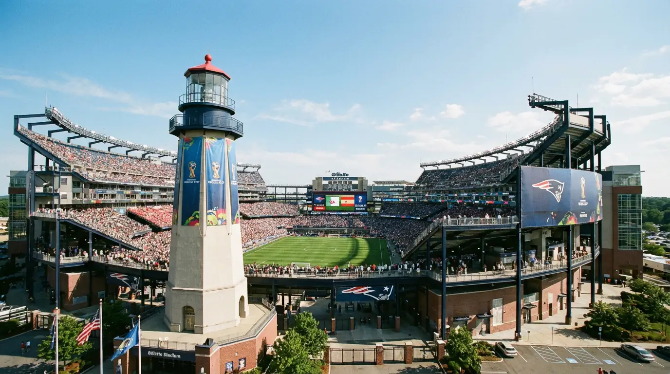 Gillette Stadium í Boston þar sem Noregur spilar tvo leiki á HM 2026