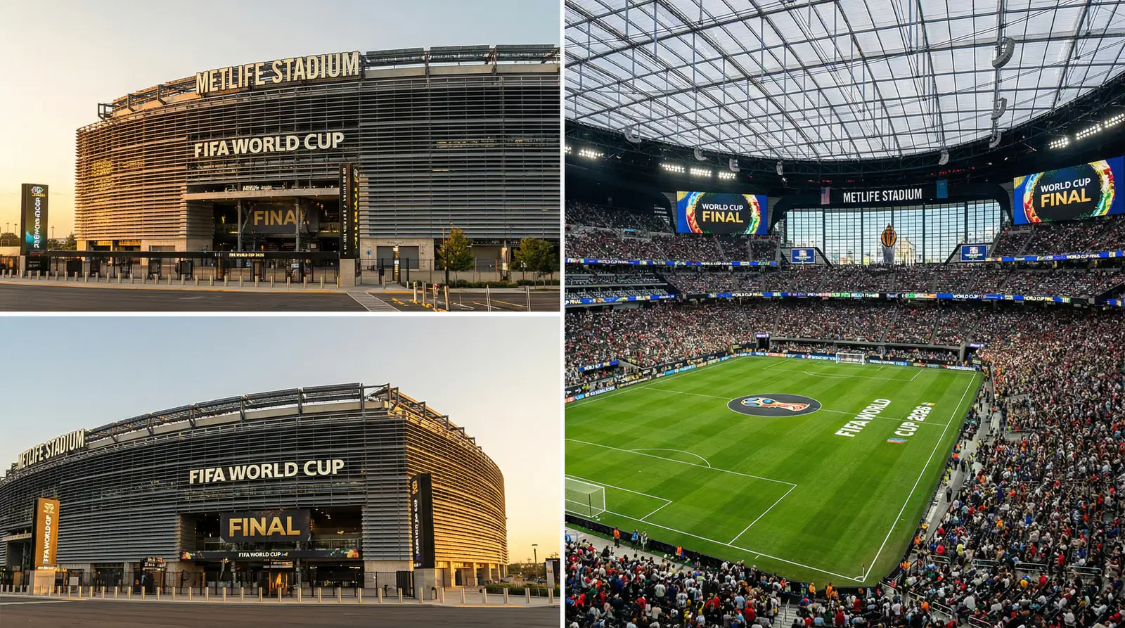 MetLife Stadium í New Jersey þar sem úrslitaleikur HM 2026 verður spilaður